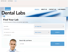 Tablet Screenshot of americandentallabs.net